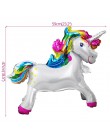 50 sztuk DIY Wedding Birthday Party słodki celofan wyczyść cukierki stożek torby do przechowywania impreza jednorożec Decor deko