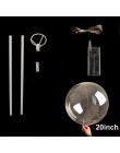 20 cal jednorożec/gwiazdek/serce/okrągły kształt Luminous Bobo balony z kije materiały urodzinowe jasne światło LED Bobo balony