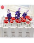10 sztuk Mini pianki grzyb sztuczna dekoracja w kwiaty na sztuczny do domu rośliny dekoracje ślubne DIY Craft wieniec Scrapbooki