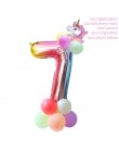 50 sztuk DIY Wedding Birthday Party słodki celofan wyczyść cukierki stożek torby do przechowywania impreza jednorożec Decor deko