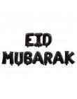 Złota Ramadan Kareem dekoracja Eid Mubarak Banner i balony Eid Ramadan Party Favor Eid al-fitr Ramadan Mubarak Decor