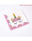 Tęczowa opaska jednorożec Cupcake owijarki ciasto Topper jednorożec urodziny Party ciasto dekoracje świąteczne dla dzieci Baby S