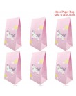 Tęczowa opaska jednorożec Cupcake owijarki ciasto Topper jednorożec urodziny Party ciasto dekoracje świąteczne dla dzieci Baby S