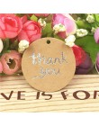 100 sztuk Kraft paper hand made tag z miłością dla DIY pudełko tag cukierki cupcake kartki z podziękowaniami/handmade dobrodziej
