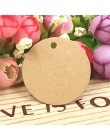 100 sztuk Kraft paper hand made tag z miłością dla DIY pudełko tag cukierki cupcake kartki z podziękowaniami/handmade dobrodziej