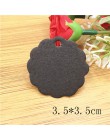 100 sztuk Kraft paper hand made tag z miłością dla DIY pudełko tag cukierki cupcake kartki z podziękowaniami/handmade dobrodziej