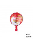 1 PC 100*97 CM różowy koń kucyk Little Pony jednorożec folia balony helem balon zabawki dla dzieci ślub urodziny zwierząt Party 