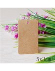 100 sztuk Kraft paper hand made tag z miłością dla DIY pudełko tag cukierki cupcake kartki z podziękowaniami/handmade dobrodziej