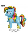1 PC 100*97 CM różowy koń kucyk Little Pony jednorożec folia balony helem balon zabawki dla dzieci ślub urodziny zwierząt Party 