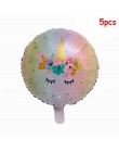 1 PC 100*97 CM różowy koń kucyk Little Pony jednorożec folia balony helem balon zabawki dla dzieci ślub urodziny zwierząt Party 