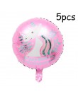 1 PC 100*97 CM różowy koń kucyk Little Pony jednorożec folia balony helem balon zabawki dla dzieci ślub urodziny zwierząt Party 