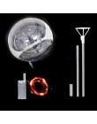 20 cal jednorożec/gwiazdek/serce/okrągły kształt Luminous Bobo balony z kije materiały urodzinowe jasne światło LED Bobo balony
