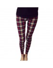 Nowy 2020 legginsy z kwiecistym nadrukiem leginsy Plus Size leginsy gitara Plaid cienka dziewiątka spodnie moda damska odzież Ap