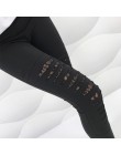 CHRLEISURE kobiety sexy legginsy Fitness trening legginsy push up kobiety wysokiej talii czarna siatka koronki Hollow legginsy
