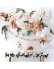 54 sztuk/partia różowe złoto balon łuk zestaw biały lateks Garland balony Baby Shower dostarcza tło Wedding Party Decor