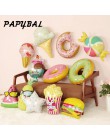 1 sztuk różowe pączki cukierki lody Popcorn z balonów foliowych Baby Shower szczęśliwe dekoracje urodzinowe nadmuchiwane hel sło