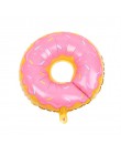 1 sztuk różowe pączki cukierki lody Popcorn z balonów foliowych Baby Shower szczęśliwe dekoracje urodzinowe nadmuchiwane hel sło
