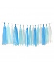 5 sztuk/partia mieszane DIY bibuły Tassel Garland na ślub dzieci jednorożec Birthday Party dekoracje Baby Shower dobrodziejstw..