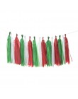 5 sztuk/partia mieszane DIY bibuły Tassel Garland na ślub dzieci jednorożec Birthday Party dekoracje Baby Shower dobrodziejstw..
