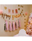 5 sztuk/partia mieszane DIY bibuły Tassel Garland na ślub dzieci jednorożec Birthday Party dekoracje Baby Shower dobrodziejstw..