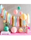 5 sztuk/partia mieszane DIY bibuły Tassel Garland na ślub dzieci jednorożec Birthday Party dekoracje Baby Shower dobrodziejstw..