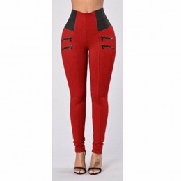 Maryigean Slim Fit wysokiej talii legginsy push up kobiety moda patchwork trening legginsy fitness kulturystyka Sexy spodnie dam