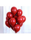 12 sztuk/partia metalowe złoto srebro różowe złoto lateksowe balon ślub walentynki dekoracje konfetti balony Birthday Party Deco