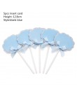 Nowe Baby Shower niebieska różowa ramka na zdjęcia korona kapelusz banery girlandy dla dzieci Baby Boy Girl One roear Old 1st de