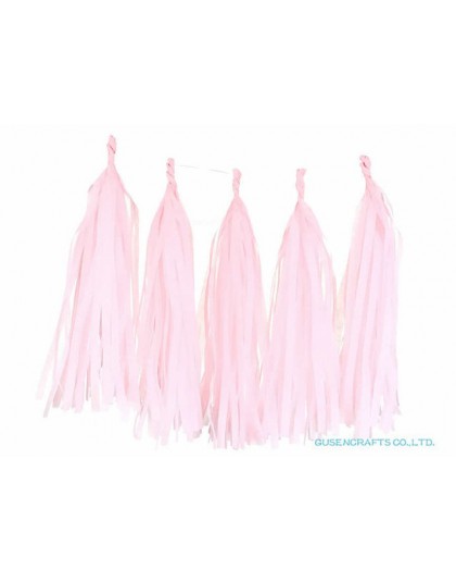 5 sztuk/partia mieszane DIY bibuły Tassel Garland na ślub dzieci jednorożec Birthday Party dekoracje Baby Shower dobrodziejstw..