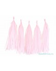 5 sztuk/partia mieszane DIY bibuły Tassel Garland na ślub dzieci jednorożec Birthday Party dekoracje Baby Shower dobrodziejstw..