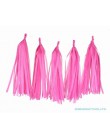 5 sztuk/partia mieszane DIY bibuły Tassel Garland na ślub dzieci jednorożec Birthday Party dekoracje Baby Shower dobrodziejstw..