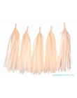 5 sztuk/partia mieszane DIY bibuły Tassel Garland na ślub dzieci jednorożec Birthday Party dekoracje Baby Shower dobrodziejstw..