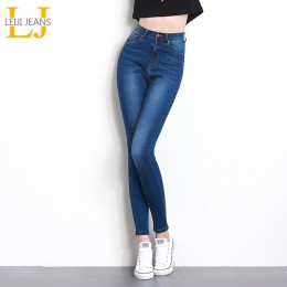 Dżinsy damskie dżinsy dla mamy dżinsy wysokiej talii kobieta wysokie elastyczne plus size jeansy ze streczem kobiece sprane dżin