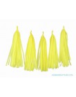 5 sztuk/partia mieszane DIY bibuły Tassel Garland na ślub dzieci jednorożec Birthday Party dekoracje Baby Shower dobrodziejstw..