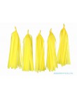 5 sztuk/partia mieszane DIY bibuły Tassel Garland na ślub dzieci jednorożec Birthday Party dekoracje Baby Shower dobrodziejstw..