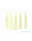 5 sztuk/partia mieszane DIY bibuły Tassel Garland na ślub dzieci jednorożec Birthday Party dekoracje Baby Shower dobrodziejstw..