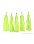 5 sztuk/partia mieszane DIY bibuły Tassel Garland na ślub dzieci jednorożec Birthday Party dekoracje Baby Shower dobrodziejstw..