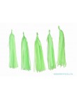 5 sztuk/partia mieszane DIY bibuły Tassel Garland na ślub dzieci jednorożec Birthday Party dekoracje Baby Shower dobrodziejstw..