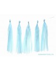 5 sztuk/partia mieszane DIY bibuły Tassel Garland na ślub dzieci jednorożec Birthday Party dekoracje Baby Shower dobrodziejstw..