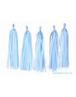 5 sztuk/partia mieszane DIY bibuły Tassel Garland na ślub dzieci jednorożec Birthday Party dekoracje Baby Shower dobrodziejstw..