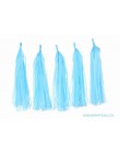 5 sztuk/partia mieszane DIY bibuły Tassel Garland na ślub dzieci jednorożec Birthday Party dekoracje Baby Shower dobrodziejstw..