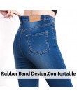 Dżinsy damskie dżinsy dla mamy dżinsy wysokiej talii kobieta wysokie elastyczne plus size jeansy ze streczem kobiece sprane dżin