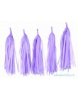 5 sztuk/partia mieszane DIY bibuły Tassel Garland na ślub dzieci jednorożec Birthday Party dekoracje Baby Shower dobrodziejstw..