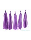 5 sztuk/partia mieszane DIY bibuły Tassel Garland na ślub dzieci jednorożec Birthday Party dekoracje Baby Shower dobrodziejstw..