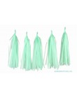 5 sztuk/partia mieszane DIY bibuły Tassel Garland na ślub dzieci jednorożec Birthday Party dekoracje Baby Shower dobrodziejstw..