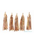 5 sztuk/partia mieszane DIY bibuły Tassel Garland na ślub dzieci jednorożec Birthday Party dekoracje Baby Shower dobrodziejstw..