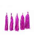 5 sztuk/partia mieszane DIY bibuły Tassel Garland na ślub dzieci jednorożec Birthday Party dekoracje Baby Shower dobrodziejstw..