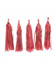 5 sztuk/partia mieszane DIY bibuły Tassel Garland na ślub dzieci jednorożec Birthday Party dekoracje Baby Shower dobrodziejstw..