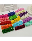144 sztuk 1cm tanie sztuczne kwiaty z papieru na ślub samochód sztuczne róże używane do cukierki do dekoracji box DIY wieniec Ha