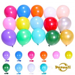 50 sztuk 5 cali 1.2g balony dekoracyjne nadmuchiwane ślub dekoracja urodzinowa Kid lateksowa okrągła kula świąteczne dekoracje d